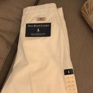 Ralph Lauren White Andrew Pant 32-32